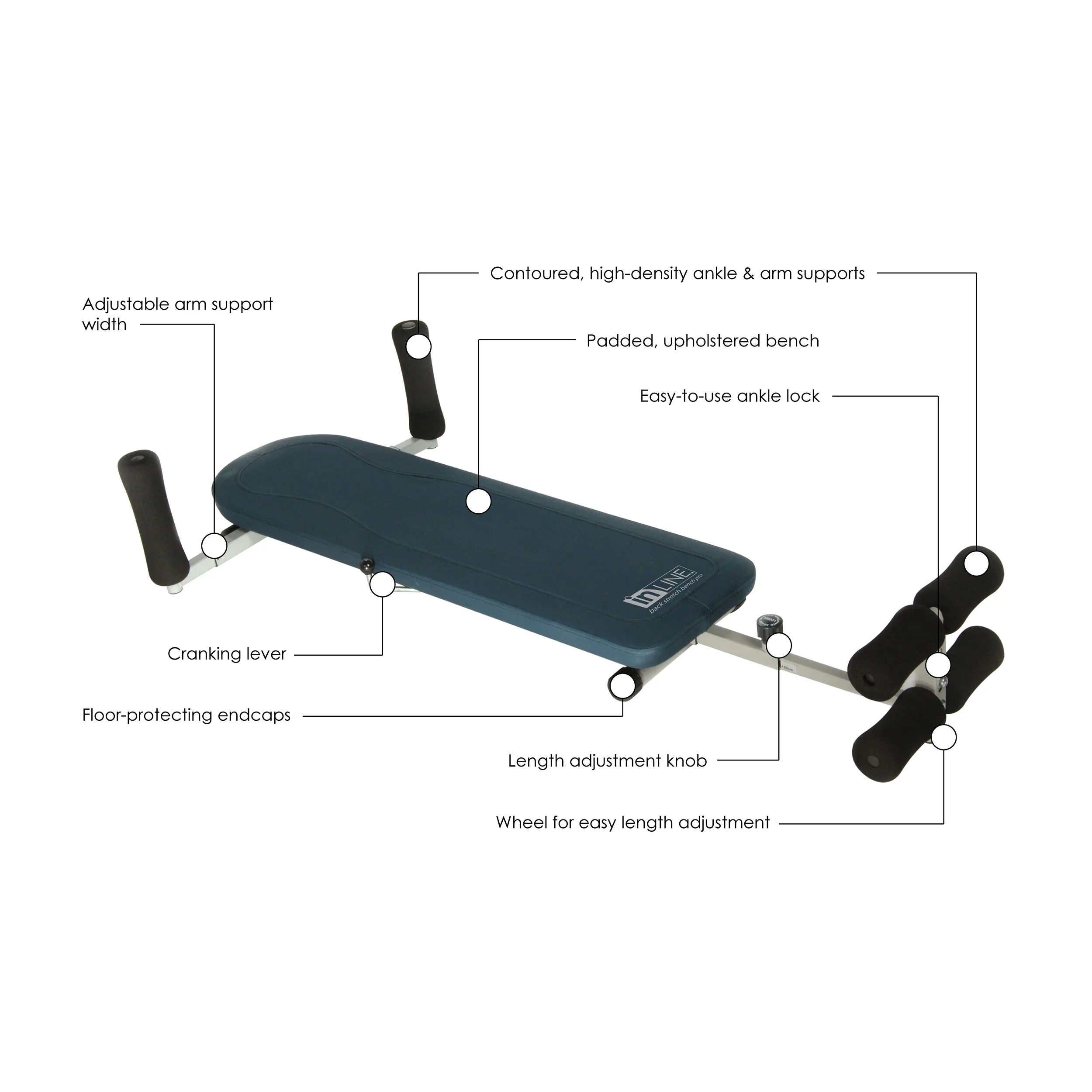 Stamina® InLine® Back Stretch Bench - Image 5